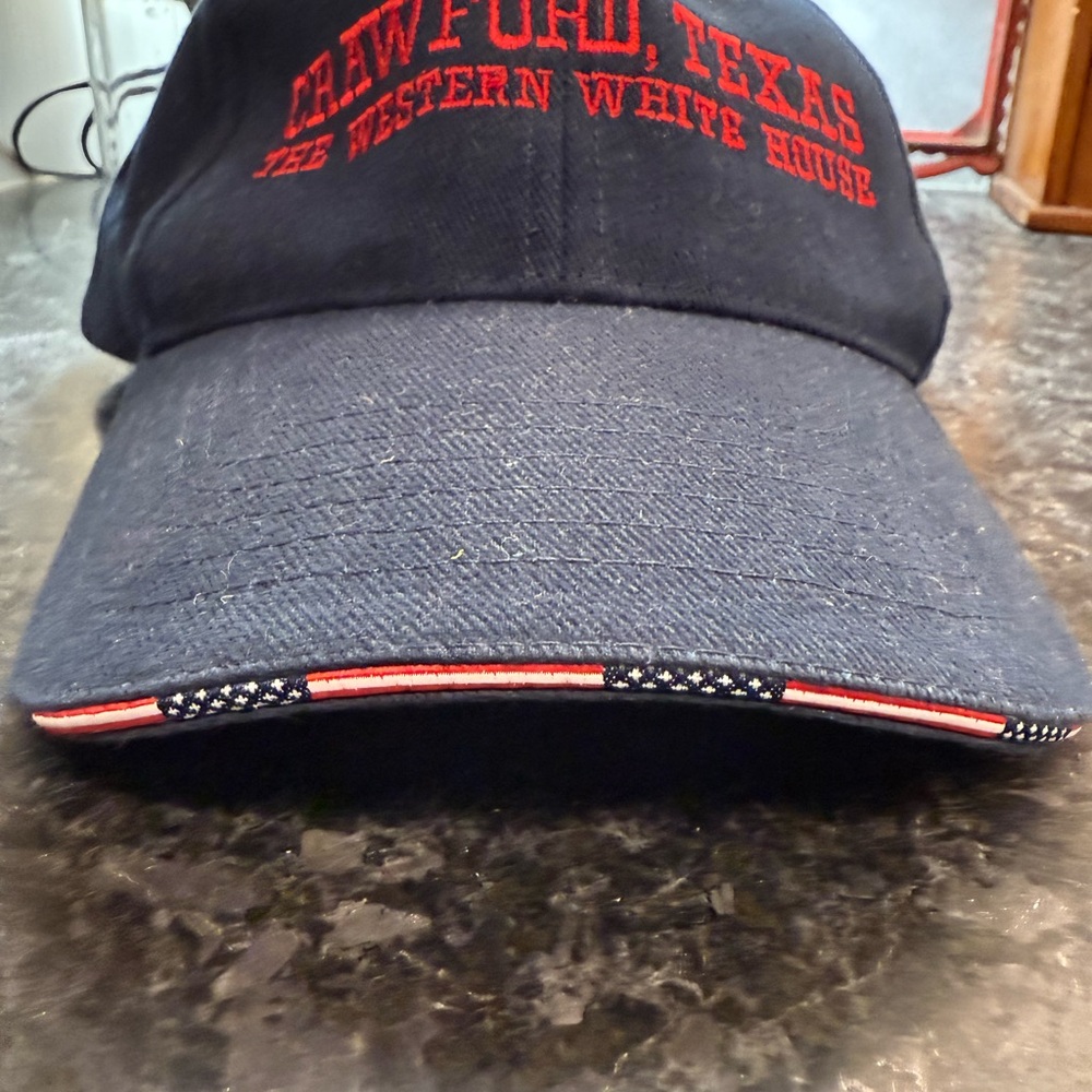 Crawford Texas Western White House Hat • George W Bush Era Souvenir Cap